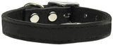 Plain Leather Dog Collar - Really Good Pets Shop - Leather Collar - 10 / Black - Mirage Pet Products - 2