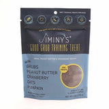 Jiminy's Chewy Peanut Butter & Cranberry Cricket Dog Treat