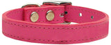 Plain Leather Dog Collar - Really Good Pets Shop - Leather Collar - 10 / Pink - Mirage Pet Products - 9